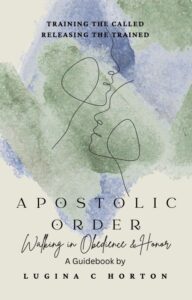 WHAT THIS GUIDEBOOK WILL HELP YOU DO This resource is designed to: Strengthen your understanding of biblical order Heal areas where rebellion or hurt created resistance Help you discern your role in the local church Equip you to walk in obedience without fear Restore spiritual discipline Replace confusion with clarity Prepare you for leadership development https://luginachorton.com/product/apostolic-order-walking-in-obedience-honor/ Use the book as a companion for personal growth, leaders’ training, ministry development, and discipleship groups.